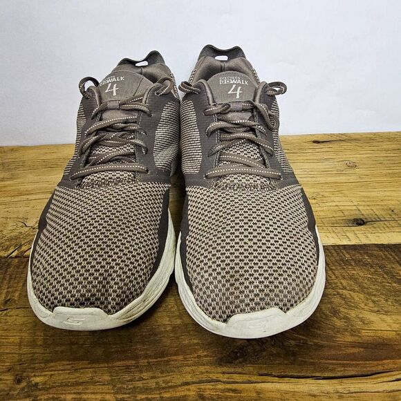 Skechers GOGA MAX / GOWALK 4 Size 13 Taupe (Brown) - Picture 3 of 8